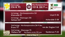 Sanderson bowls Northants to victory, Glamorgan v Northants, Day 4
