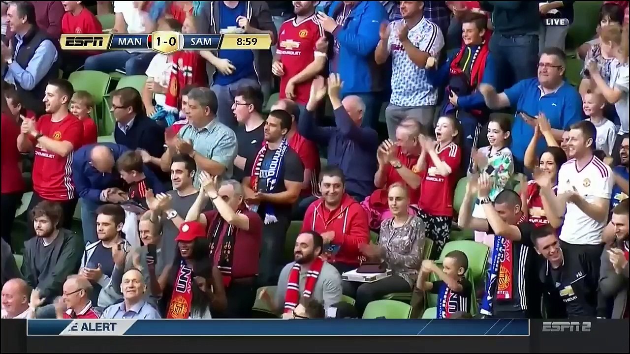 Manchester United vs Sampdoria 2-1 Goals & Highlights