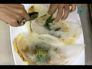 Cocinemos juntos-Filete de pescado con espárragos y naranja