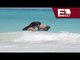 Beso entre Michelle Rodríguez y Cara Delevigne en Cancún/Función con Adrian Ruiz
