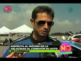 No lo cuentes. Sebastian Rulli disfruta al máximo de la velocidad