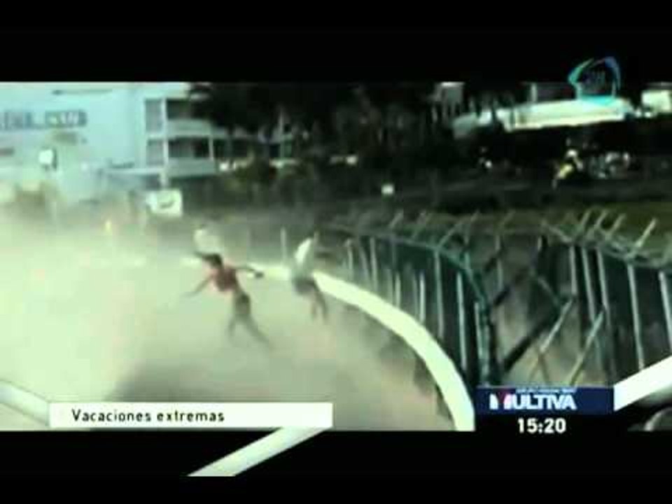 Vacaciones extremas junto al aeropuerto internacional de San Martín