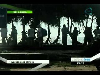 Sri Lanka emitió una alerta de tsunami tras el terremoto en Sumatra