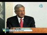 López Obrador se compromete a solucionar el problema de inseguridad