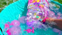 Disney Frozen Dolls Queen Elsa   Prince Hans Have Water Balloon Fight Cookieswirlc Video