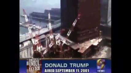 TRUMP THE MASON SEEMS TO KNOW A LITTLE TO MUCH ABOUT THE TWIN TOWERS?
