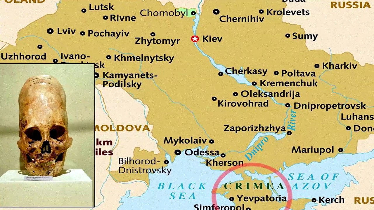 Descubren  esqueleto de un niño alienígena en una antigua tumba