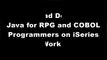 [St2rK.F.r.e.e D.o.w.n.l.o.a.d R.e.a.d] Java for RPG and COBOL Programmers on iSeries Student Workbook by Phil Coulthard, George Farr [T.X.T]