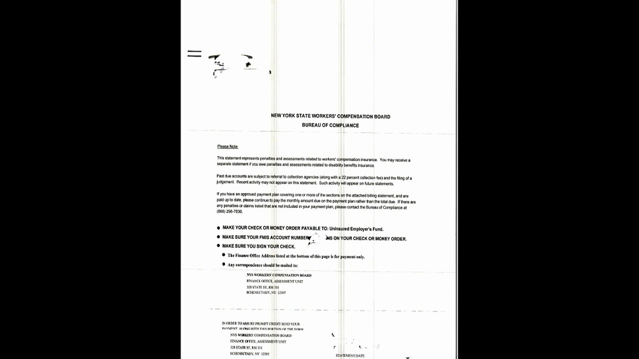Worker Compensation Compliance Department