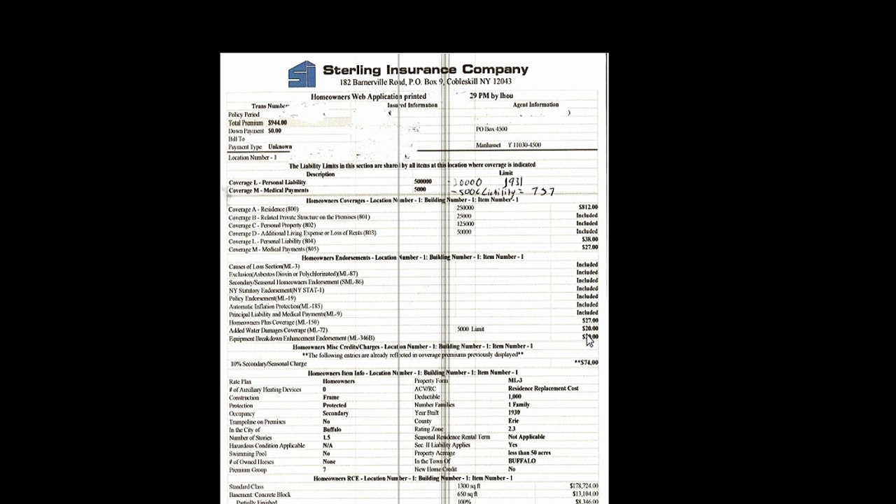 How to understand Sterling Insurance Company policy