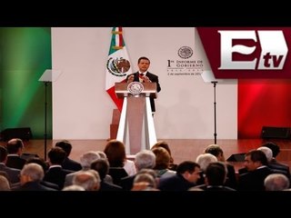 Primer informe de gobierno de Enrique Peña Nieto. Titulares de la noche.