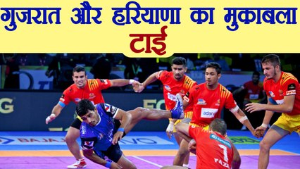 Pro Kabaddi League: Gujarat Fortune Warriors Vs Haryana Steelers Match remains Draw । वनइंडिया हिंदी