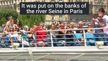 Dozens of people in Paris were fooled by this fake dead whale found by the river Seine