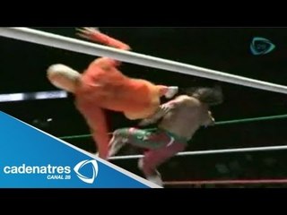 La Máscara y Rush vs Dragón Rojo y Rey Escorpión. 05/10/13