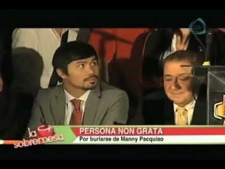 La Sobremesa.  Diputados filipinos exigen disculpa a Justin Bieber por su burla de Pacquiao