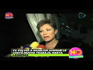 No lo Cuentes. Lety Calderón agradece estar viva después del accidente