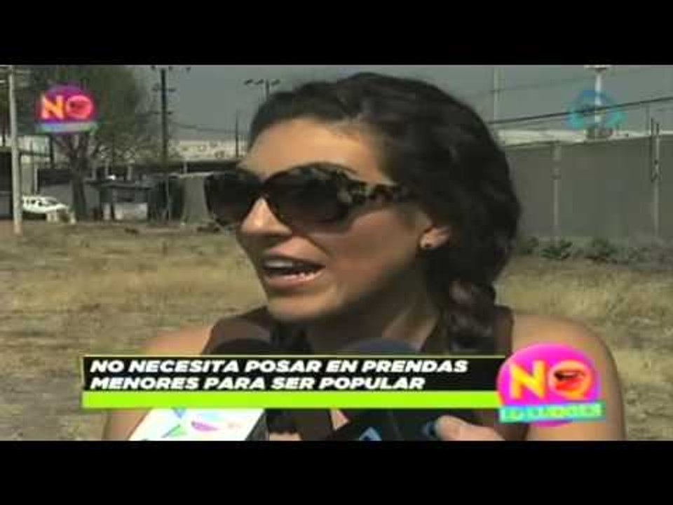 No lo cuentes. Ana Victoria posa en revista para caballeros