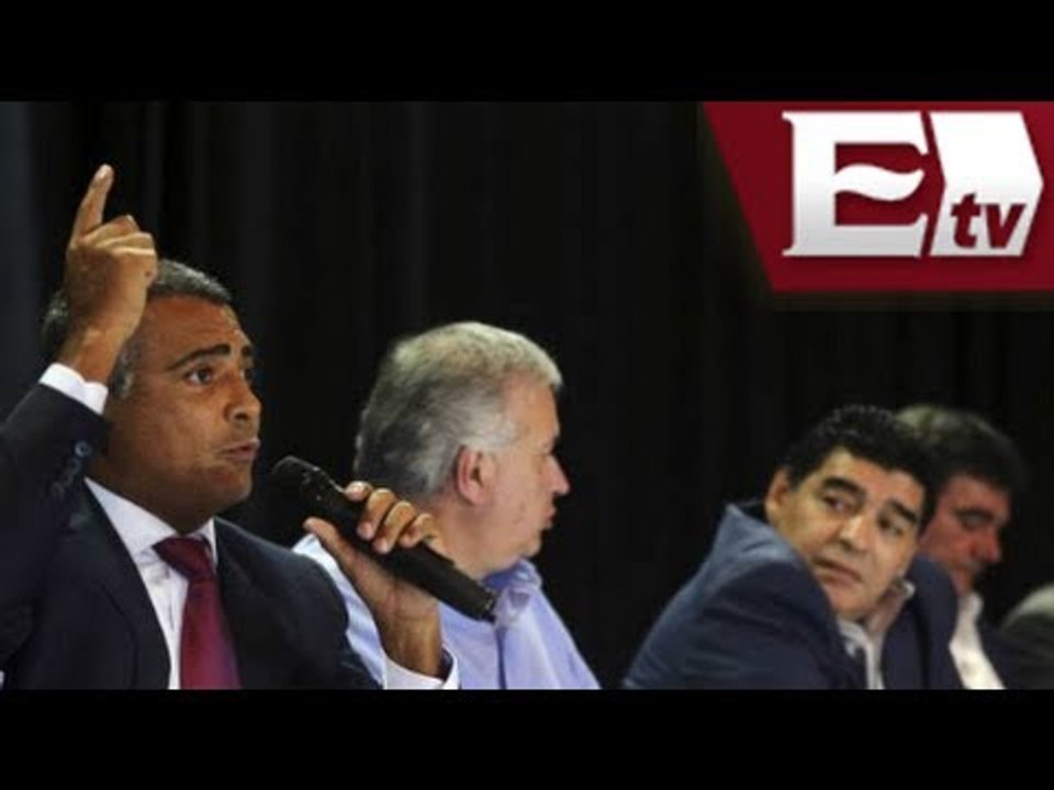 Maradona y Romario arremeten contra CONMEBOL / Diego Armando Maradona ex astro del fútbol