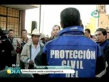 Realizan simulacro de evacuación en la zona del Popocatépetl