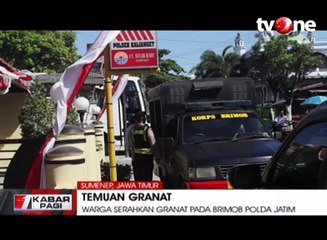 Penemuan Granat Nanas di Gudang Rumah Warga