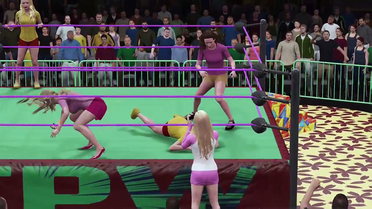 CPW Episode 1- Max Black/Caroline Channing vs. Gretchen Wieners/Karen Smith (Part 2)