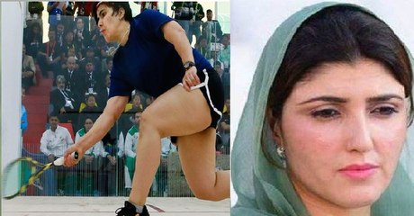 Ayesha Gulalai Sister Maria playing Squash in Shorts