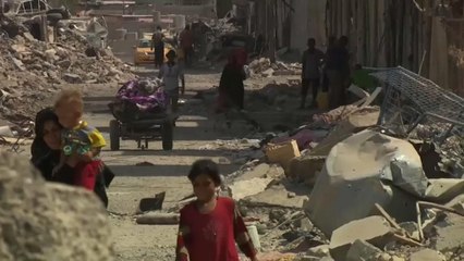 No home to return to: families' plight in war-ravaged Mosul