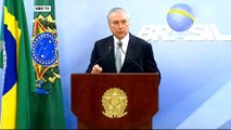 Congress rejects corruption charges against Brazil President Michel Temer