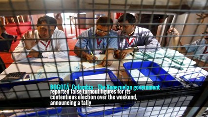 Venezuela Reported False Election Turnout, Voting Company Says