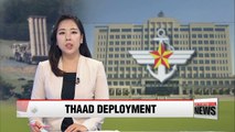 Remaining four THAAD launchers could be deployed before environmental assessment is complete