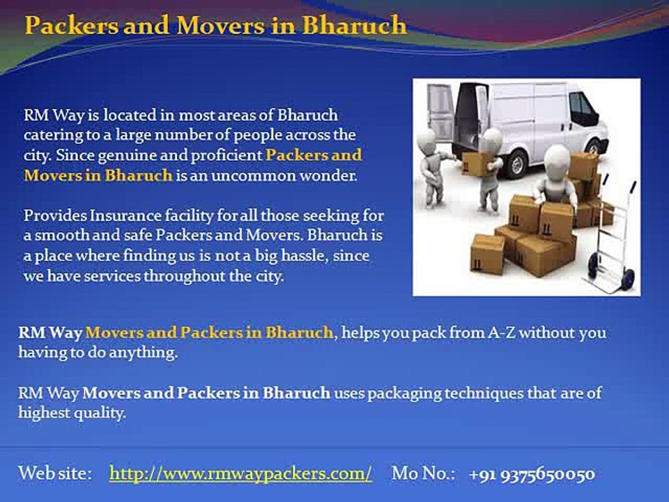Packer and Mover in Bharuch