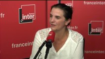 Caroline Fiat, députée de la France Insoumise, au micro de Pierre Weill