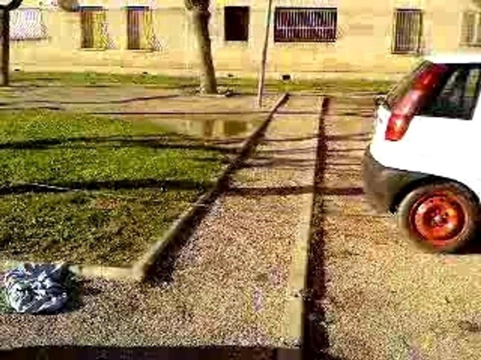 redrésser le train arriére