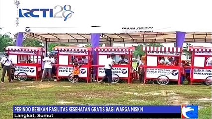 Perindo Berikan Fasilitas Kesehatan Gratis bagi Warga Miskin