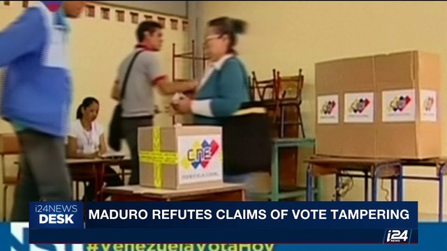 i24NEWS DESK | Maduro refutes claims of vote tampering | Thursday, August 3rd 2017