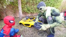 BAD BABY WHEEL FELL OFF MCLAREN CAR ! Changing Wheel w/ Learn Colors & Johny Johny Yes Papa Song