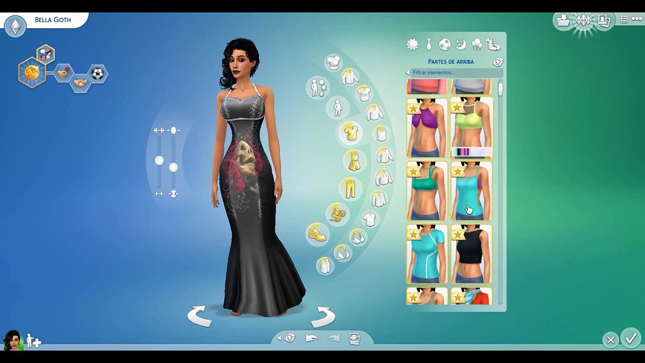LOS SIMS 4 | IF BELLA WAS GOTH/PICK A COLOR