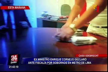 Caso Odebrecht: Enrique Cornejo declaró ante Fiscalía por Línea 1 del metro De Lima