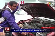 Capturan a banda de “robacarros” que operaban en distritos del sur de Lima