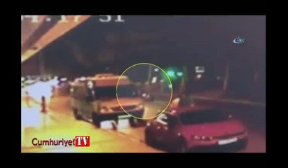 İstanbul'da korkunç kaza anı: Taksi kadını böyle ezdi