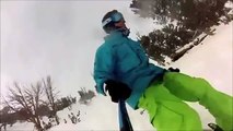 Komiczny wypadek na nartach Joe Monster ptracking