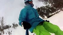 [HD] Komiczny wypadek na nartach