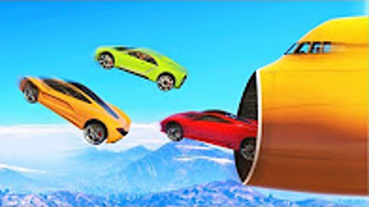 KWEBBELKOP-EXTREME CARS vs. PLANE RACE! (GTA 5 Funny Moments)