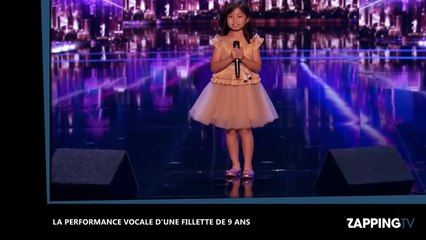 America's Got Talent : Une fillette de 9 ans éblouit le jury avec une performance vocale époustouflante (vidéo)