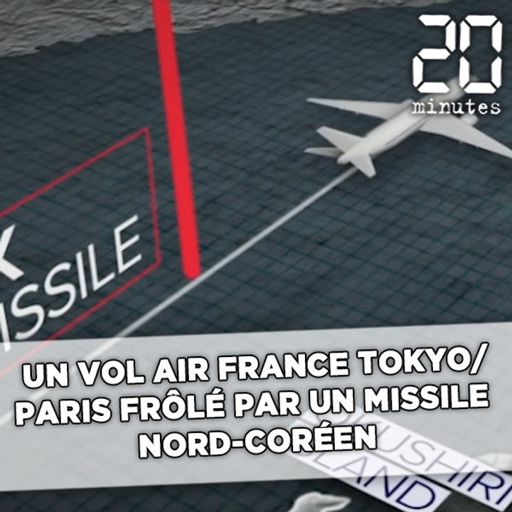 Un vol Air France reliant Tokyo à Paris frôlé par un missile nord-coréen