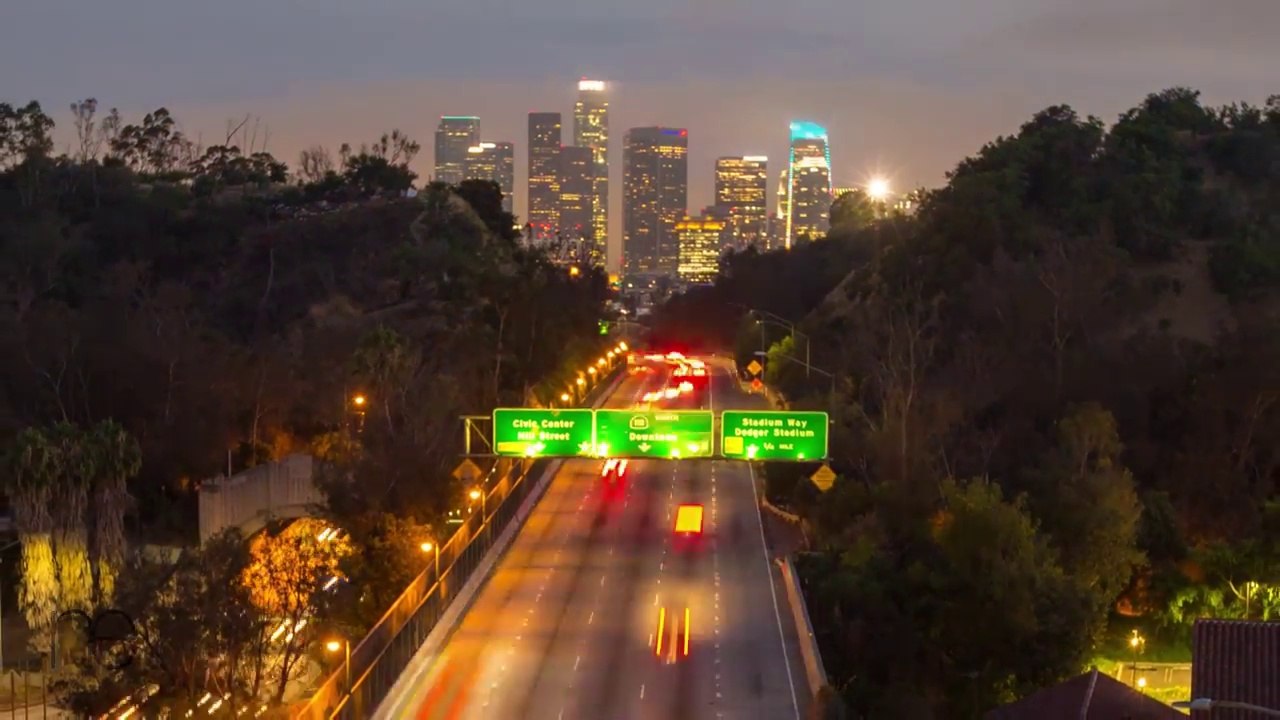 Superbes images en Timelapse de Los Angeles filmé pendant 1 semaine !