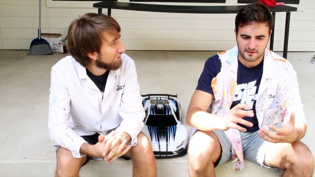 100mph RC Car in Slow Motion - The Slow Mo Guys