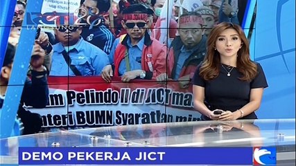Ratusan Pekerja JICT Mogok Kerja Tuntut Bonus Tahunan