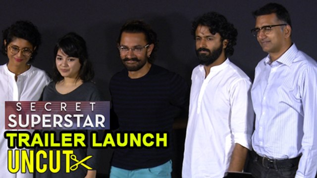 SECRET SUPERSTAR Trailer Launch Event Aamir Khan, Kiran Rao, Zaira Wasim FULL EVENT UNCUT