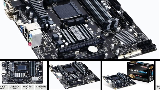 Gigabyte AM3 AMD DDR3 1333 760G HDMI USB 30 Micro ATX Motherboard GA78LMTUSB3
